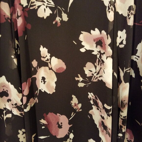 Torrid Floral Print Chiffon Hi-Lo Dress, 20 - Picture 6 of 6
